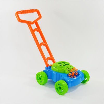 Gressklippere med såpebobler