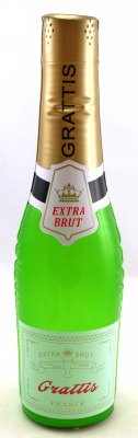 Oppblåsbare champagne flaske h50cm