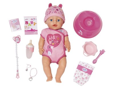 Baby Born Soft Touch Interaktiv Doll Jente Blue Eyes