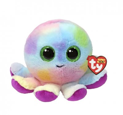 Bubbles Blekksprut Kosedyr – Pastellfarget og Myk Krammevennlig Leke