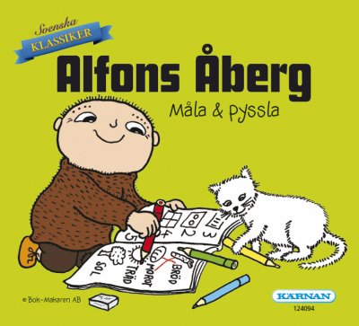 Albert Åberg, mini bok, maling og håndverk