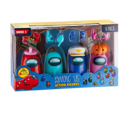 Among Us Crewmate Figurer 13cm  4-Pack