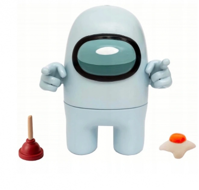 Among Us Crewmate Figur hvit 12cm