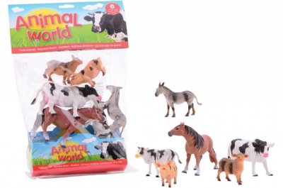 Animal World: Farmer husdyr, 6-pack