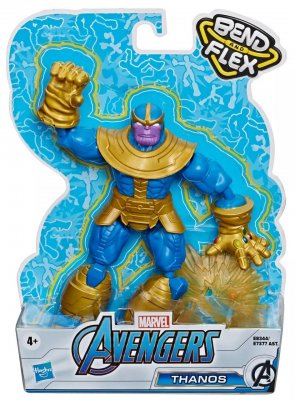 Thanos, Avengers, og Bend Flex figur
