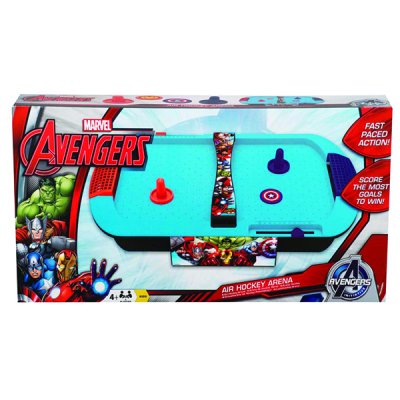 Avengers Air hockey spill
