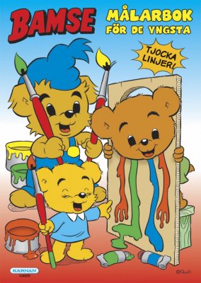 Bamse coloring bok for de yngste