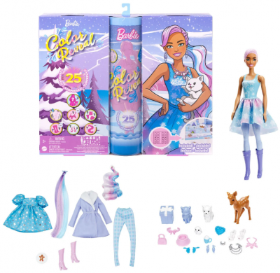 Barbie Color Reveal adventskalender 2022