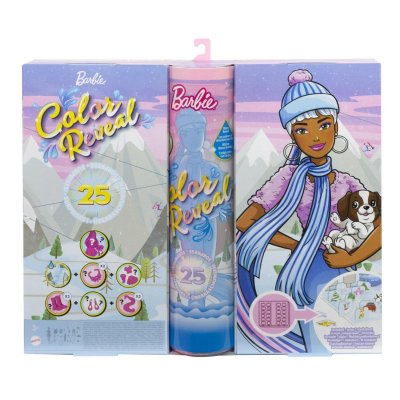Barbie Color Reveal Adventskalender lekser 2021