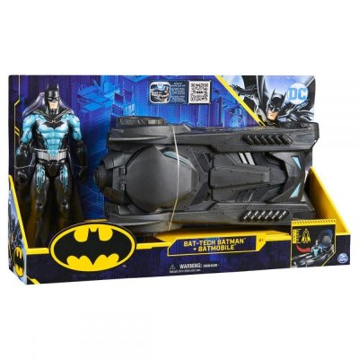 Batman figur med Batmobile