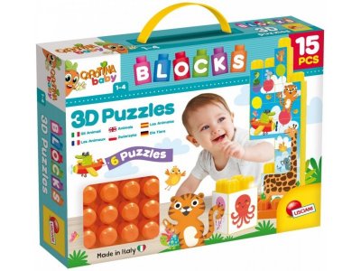 Blocks 3D puslespill 15 brikker