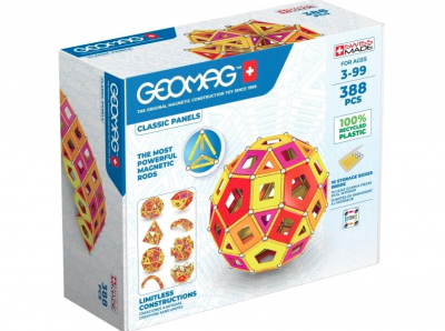 Geomag Classic Panels rød 388 deler