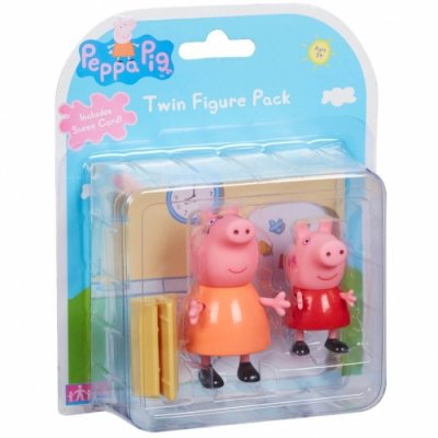 Character Options - Peppa Pig Twin figurpakke Bedroom Scene Card / fra assortert utvalg (English)