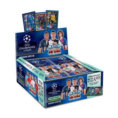 30-pack UEFA Champions League fotball kort 2019/2020 Booster Box
