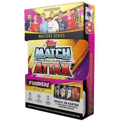 Fotballkort Mega Tin Uefa Champions League Europa League Conference League 2022/23 Limited Edition Finishers samlekort