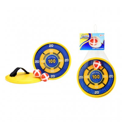 Dart spill, fange ballen med kadborreband