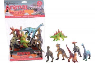 Animal world dinosaur, 6-pack