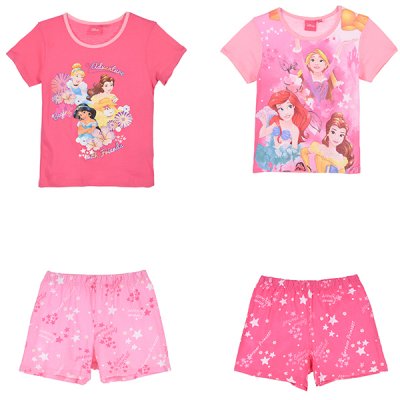 Disney Princess T-skjorte og shorts