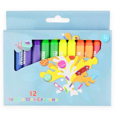 Jumbo Fargestifter – 12 stk