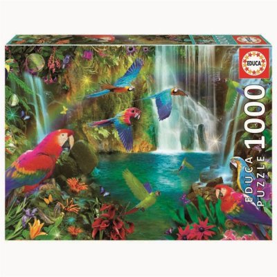 Educa Tropical Parrots puslespill 1000 brikker