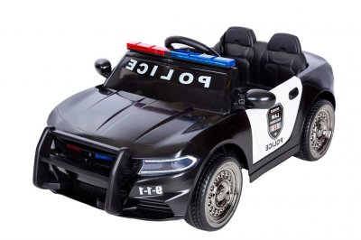 Elbil barn Azeno Police svart