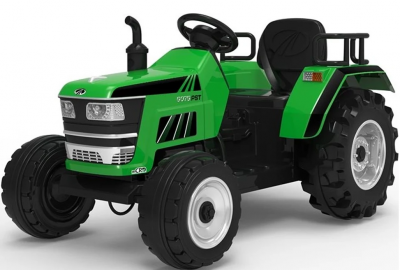 Elektrisk traktor XXL barn Azeno 12V grønn