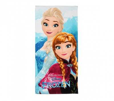 Frozen håndkle med Anna og Elsa (70x140)