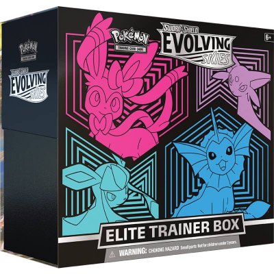 Pokémon Elite Trainer Box  Sylveon Vaporeon Glaceon Espeon samlekort Sword & Shield Evolving Skies