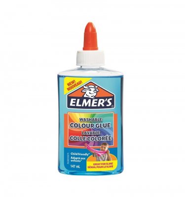 Elmers gjennomsiktige limblå