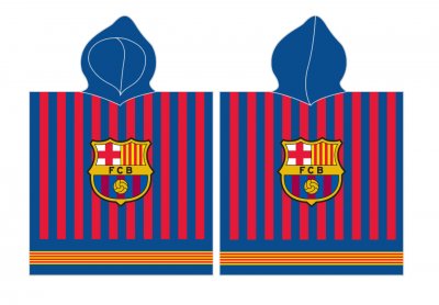 FC Barcelona Fotball Badponcho 60x120 cm