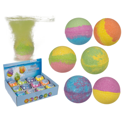 Fizzy Bath Bomb - Med farger og dufter