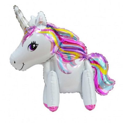 Unicorn folieballong 1-pakning 60x65 cm