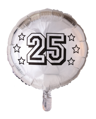 Folie ballong, henvisningstall 25, 46 cm