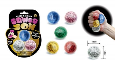 Fresh And Crispy Squeeze Squishy ball 3-pack