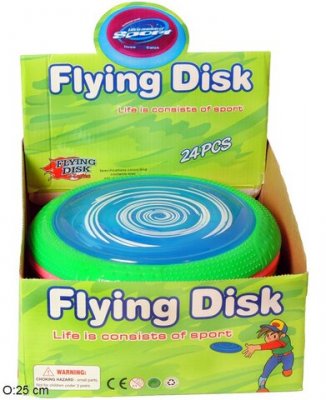 Frisbee med myk kant - 3 ulike farger