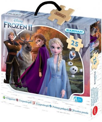 Disney Frozen 2 trepuslespill, 25 biter