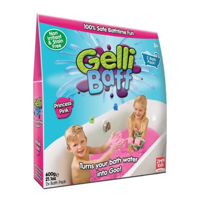 Gelli Baff, Forvandler badevannet til en slimete geggarosa, 300 g