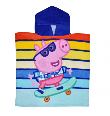 Peppa Gris Håndkle med hette Turtley Cool 100x50 CM