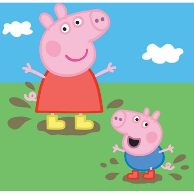 Peppa Gris  håndkle 30x30cm