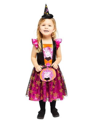 Peppa Gris Heks maskeraddrakt