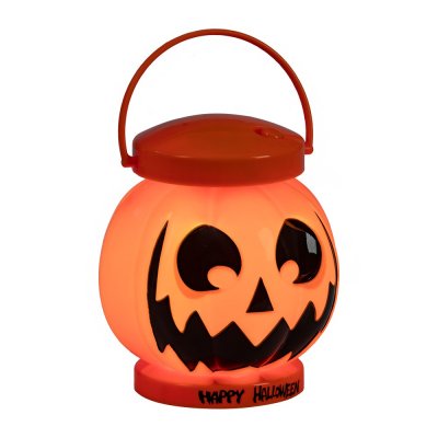 Halloween gresskar med lyd og lys