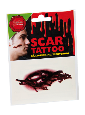 Halloween sår tatovering