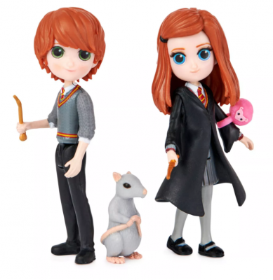 Harry Potter Minis-karakterene Ron Weasley og Ginny Weasley