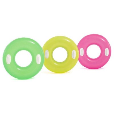 Intex fargerik badring med håndtak