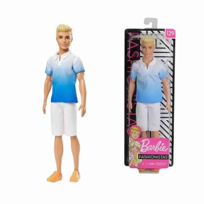 Barbie Ken med blå skjorte
