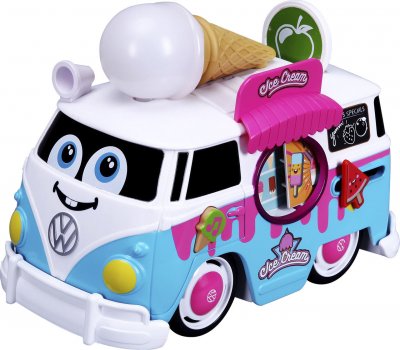 Glass Volkswagen buss med lys og lyd