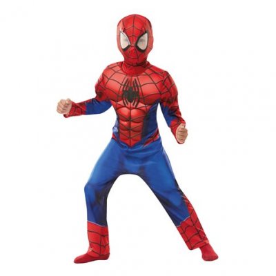 Spiderman Deluxe karnevaldrakt barn