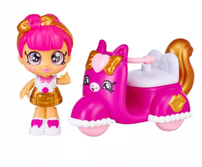 Kindi Kids Minis Lippy Lulus Dukke med scooter