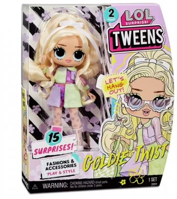 L.O.L. Surprise! O.M.G. Tweens Dukke Goldie Twist 16cm