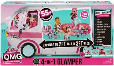 L.O.L. Surprise O.M.G. 4 i 1 campingvogn med lyd og lys